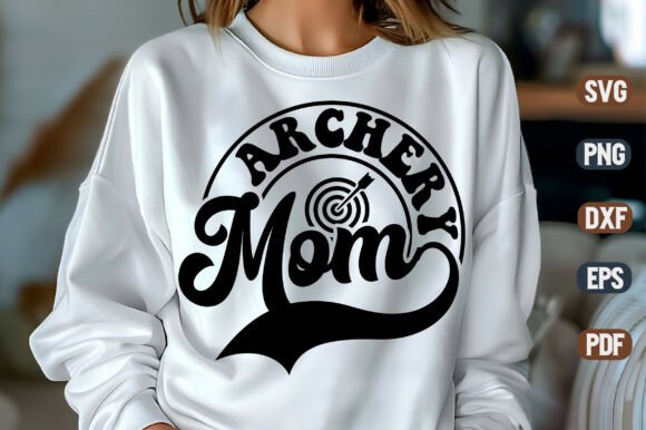Archery Mom SVG Design for Graphics and Crafts