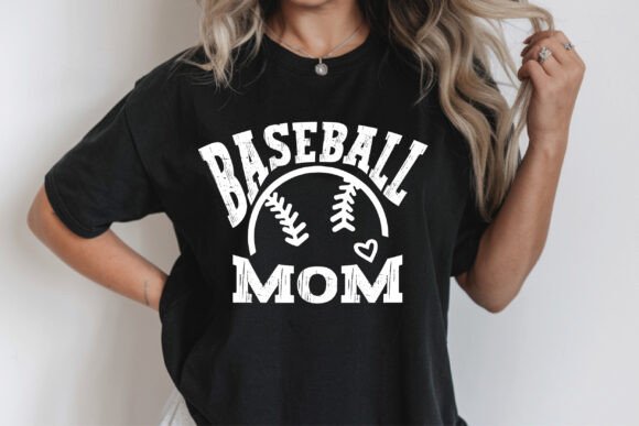 Baseball Mom Svg Png Dxf, Baseball Cheer Graphics and Crafts