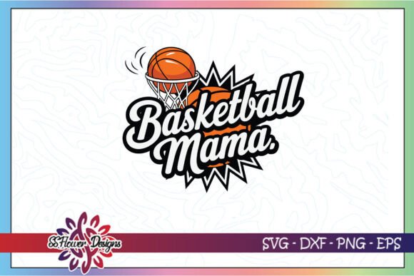 Basketball Mama Retro Distressed Mom SVG Graphics and Crafts Review