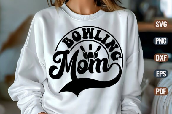 Bowling Mom SVG Design for Graphics and Crafts