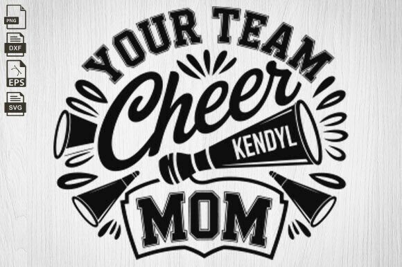 Cheer Mom Svg, Megaphone, Cheer Cone Svg Graphics for Crafts