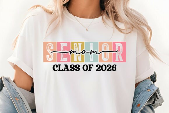 Class of 2026 SVG, Senior Mom SVG Design Graphics