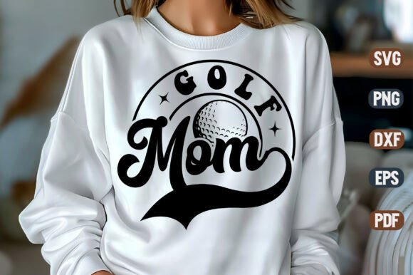Golf Mom SVG Design for Graphics and Crafts Projects