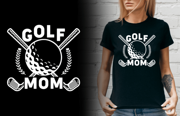 Golf Mom Svg Design, Golfer Design Graphics