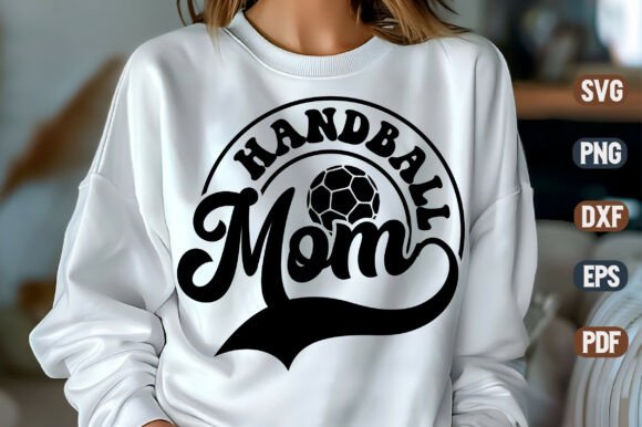 Handball Mom SVG Design for Graphics and Crafts