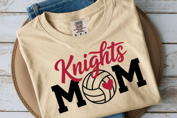Knights Volleyball Mom SVG Digital Review