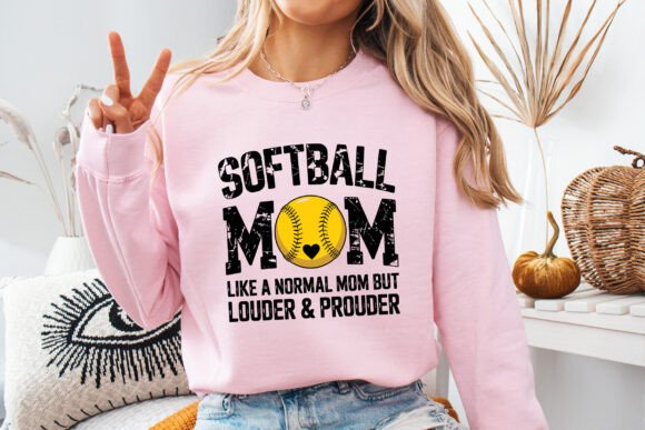 Softbal Mom Like a Normal Mom, SVG PNG Graphics and Crafts